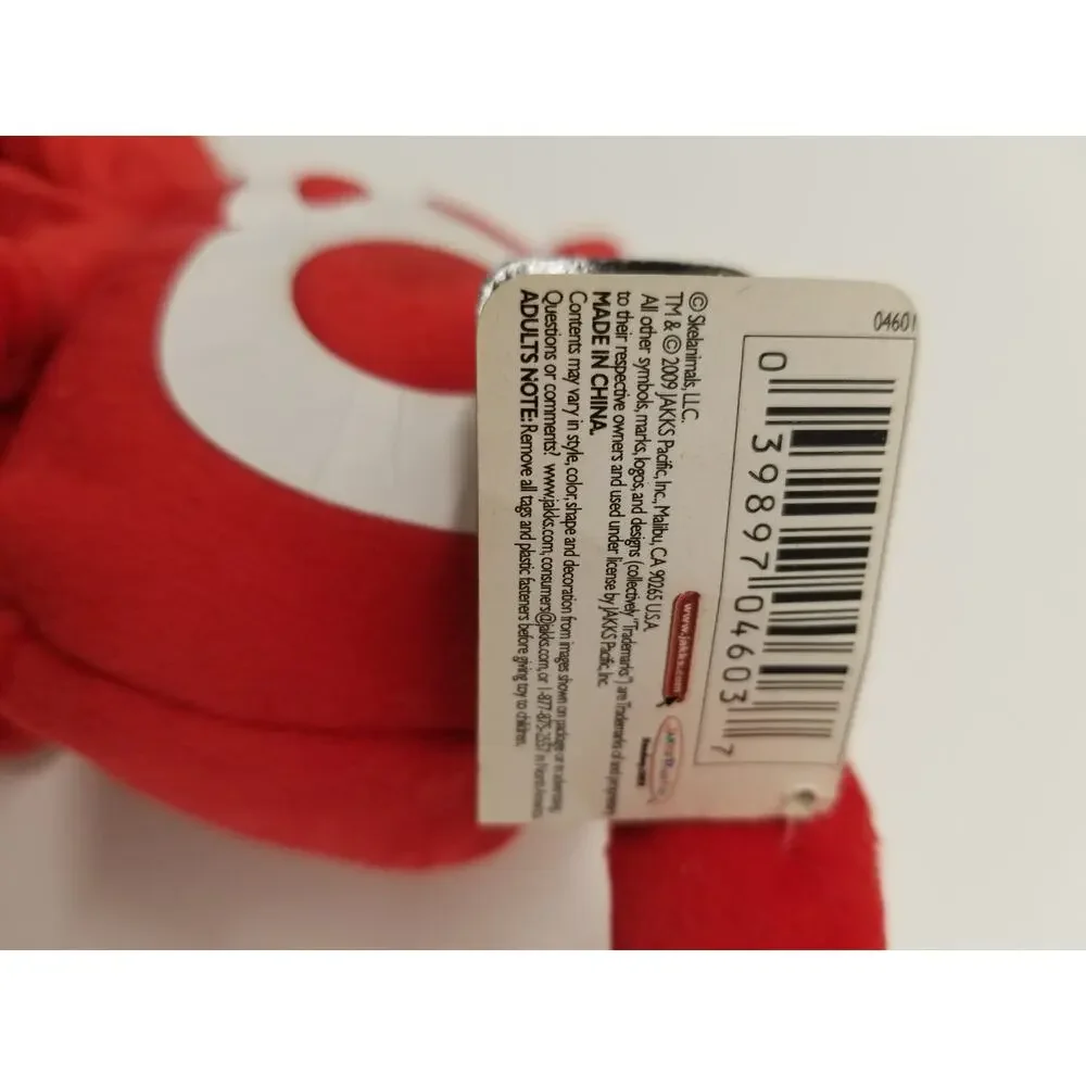 Skelanimals DAX THE DOG Red Beanbag Plush 7